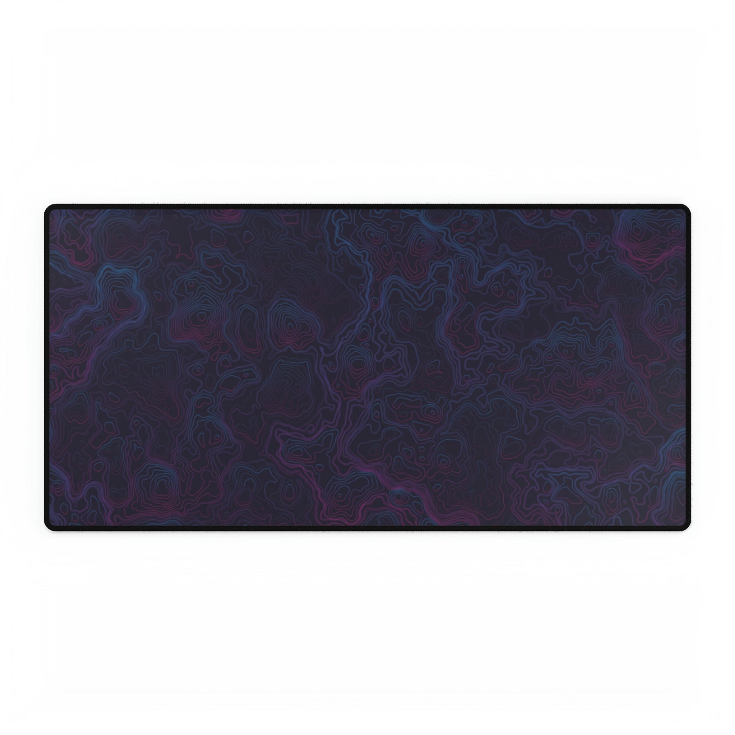 Purple Topography Desk Mat
