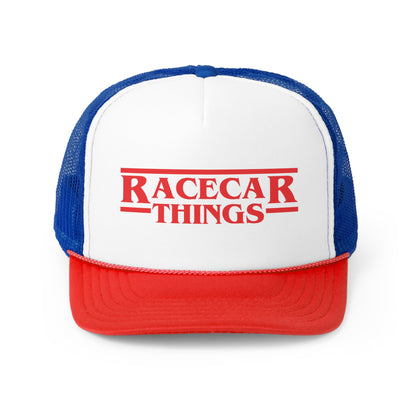 Racecar Things Trucker Cap