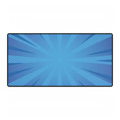 Blue Comic Desk Mat