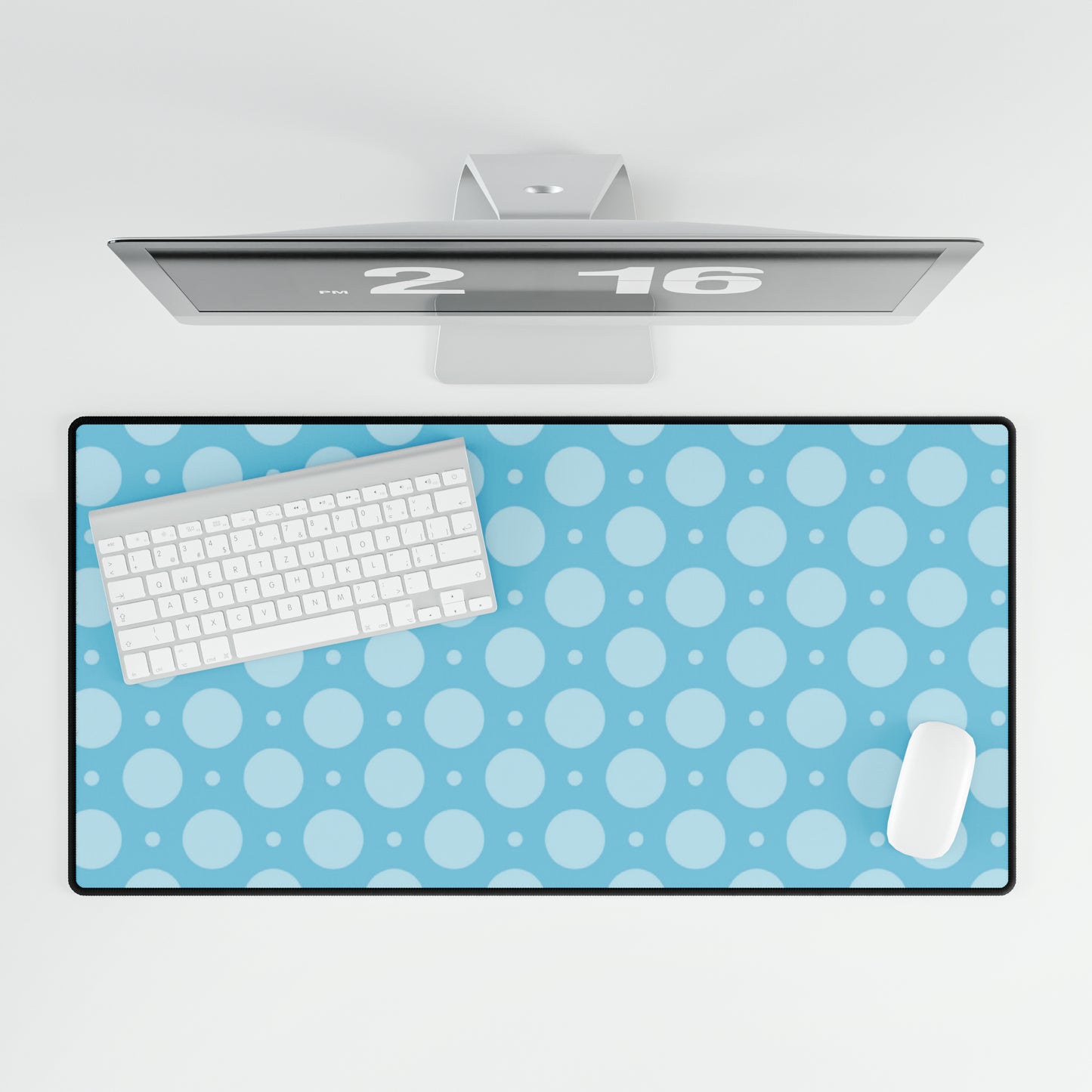 Blue Bubbles Desk Mat