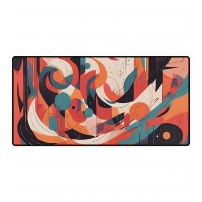 Abstract Paint Desk Mat