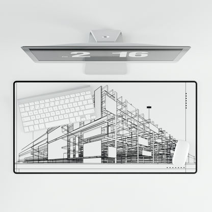 Abstract Architecture Desk Mat