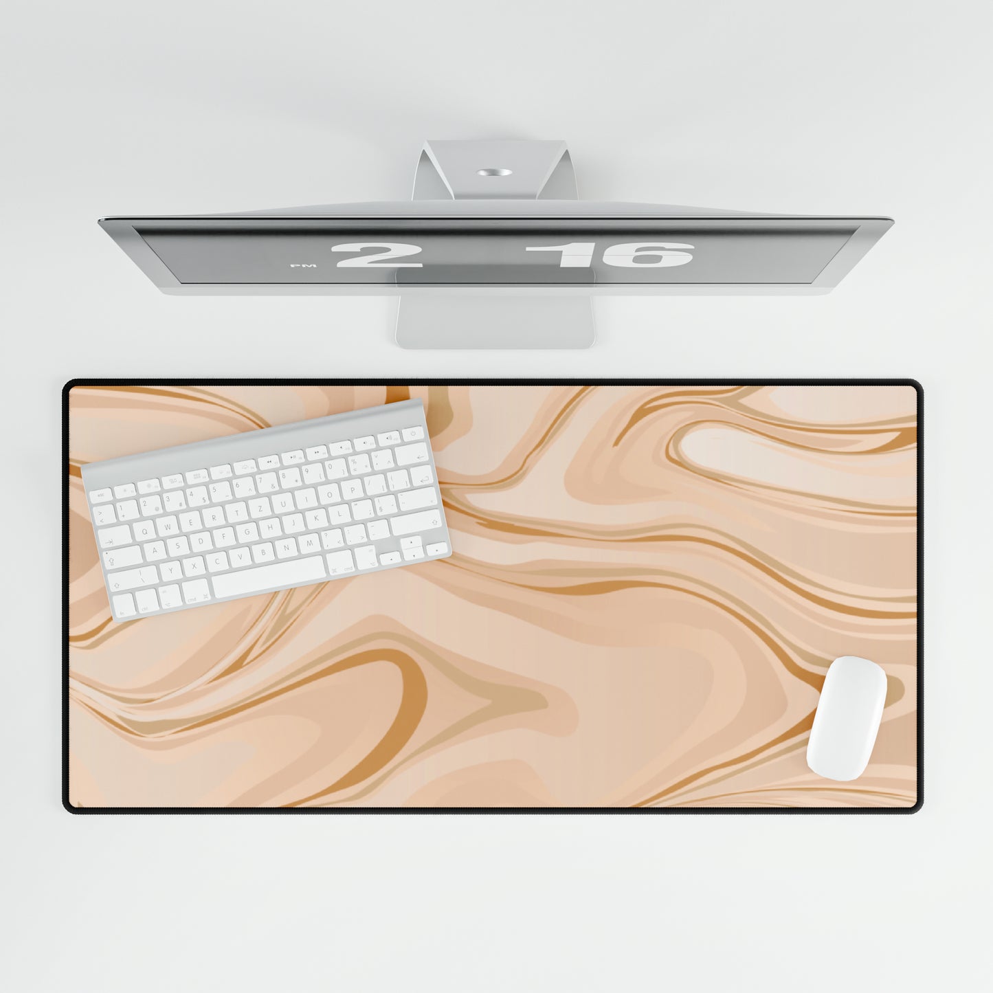 Liquid Beige Desk Mat