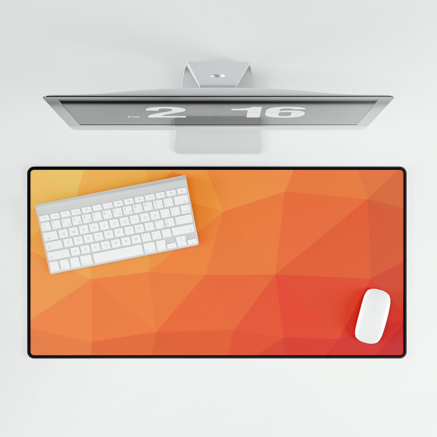 Orange Prism Desk Mat