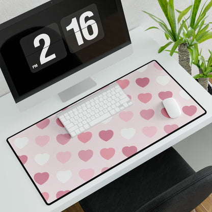 Heart Pattern Desk Mat