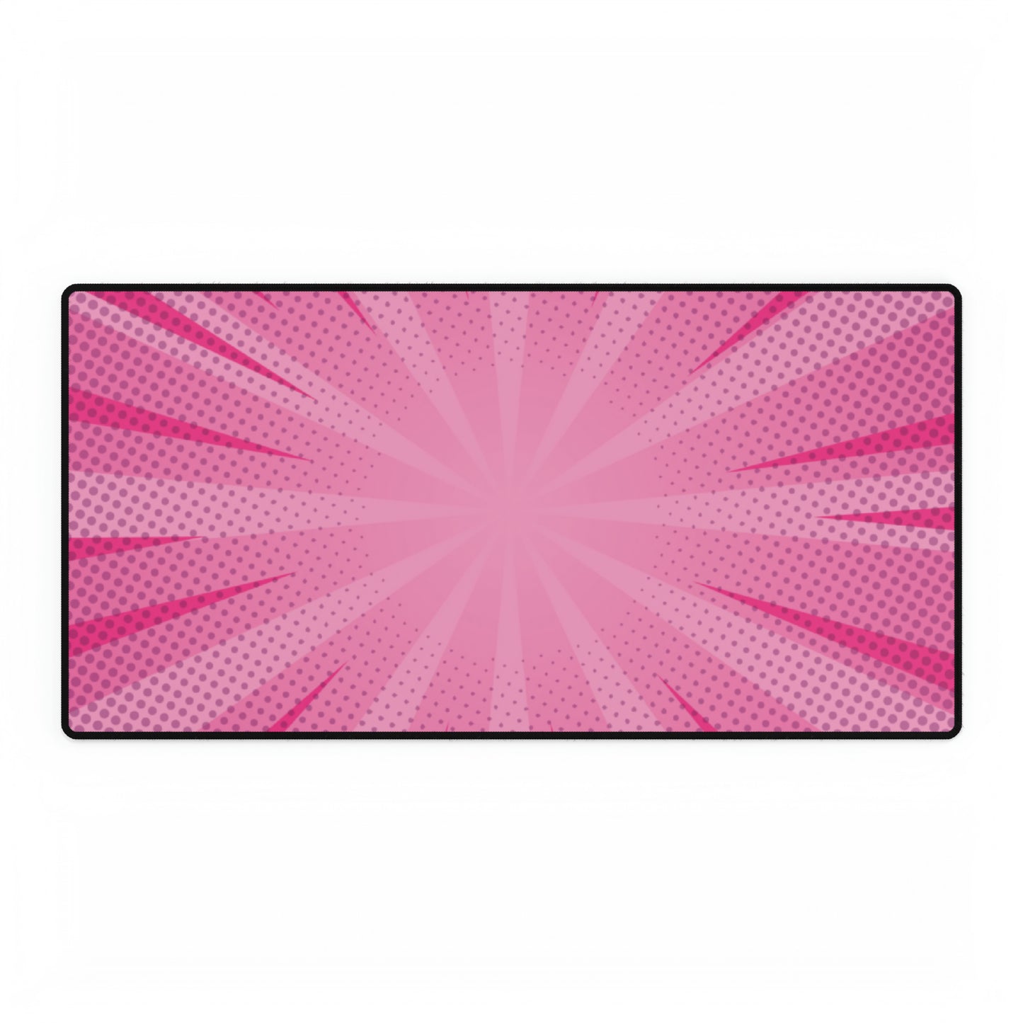 Pink Comic Desk Mat