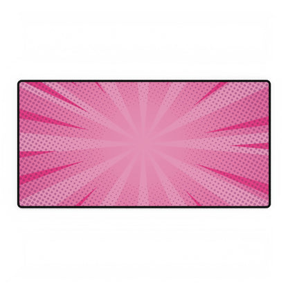 Pink Comic Desk Mat