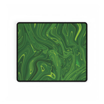 Green Liquid Desk Mat