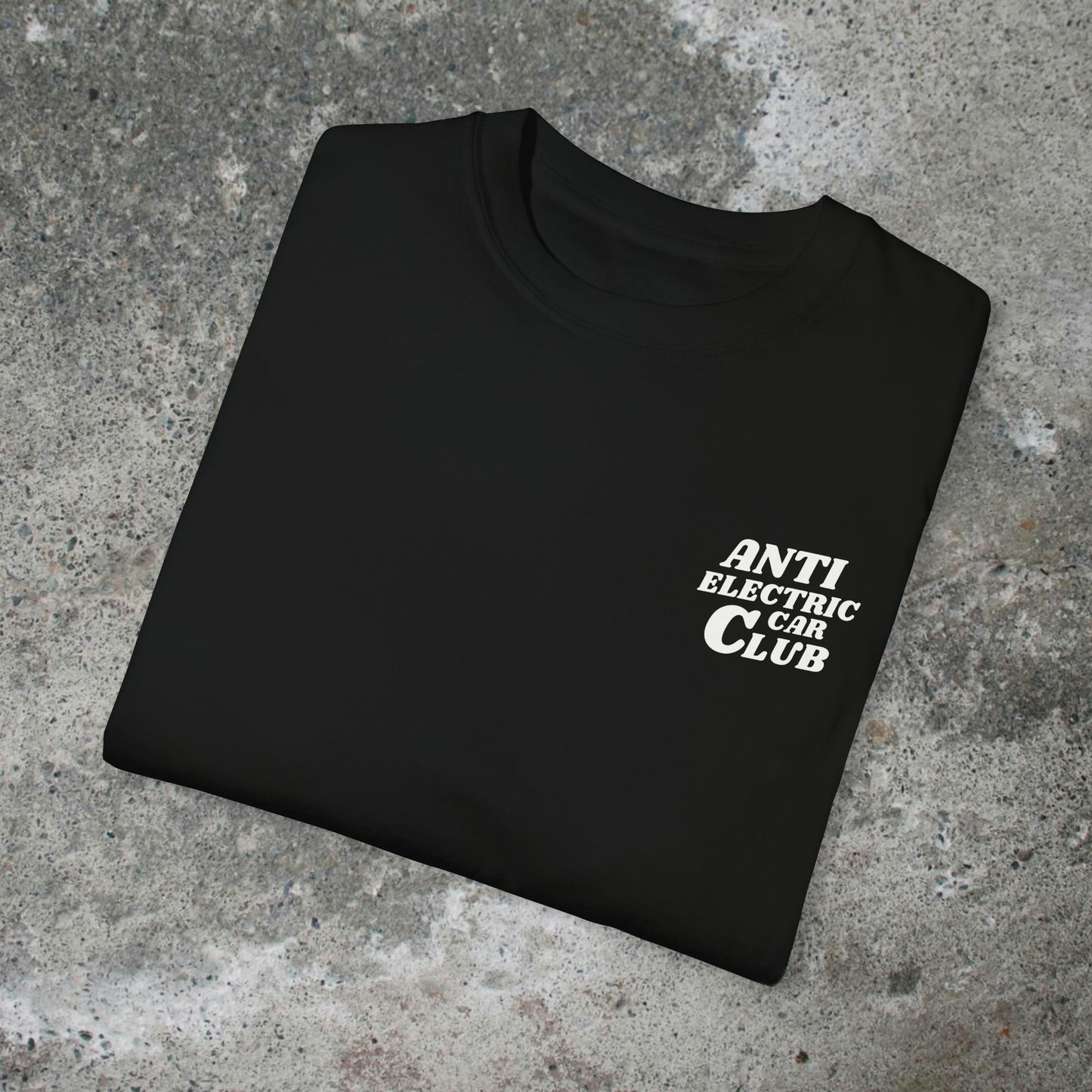 Anti Electric Car Club Unisex Medium Weight T-shirt