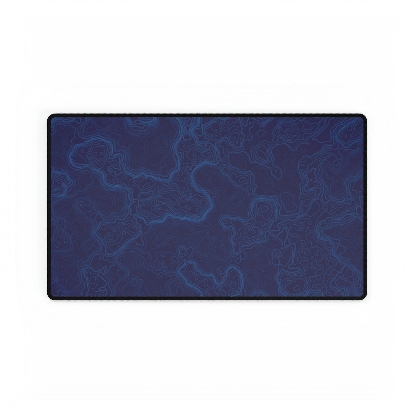 Blue Topography Desk Mat