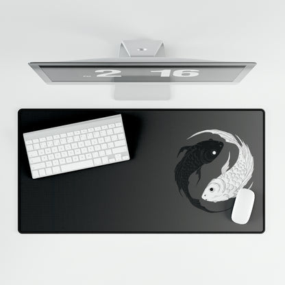 Ying & Yang Koi Desk Mat