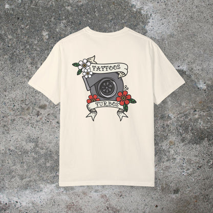 Tattoos & Turbos V2 Unisex Medium Weight T-shirt