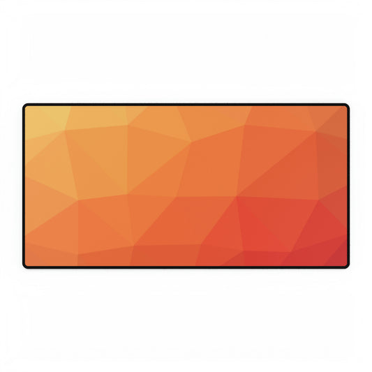 Orange Prism Desk Mat