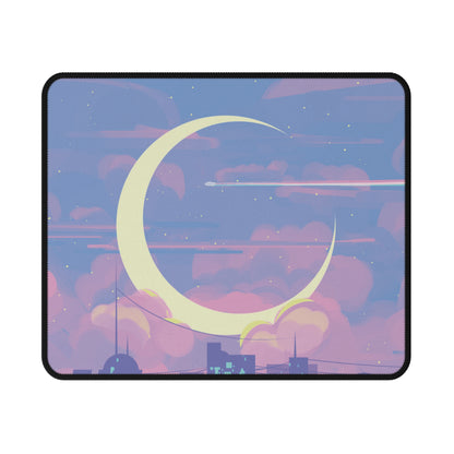 SM Crescent Moon Non-Slip Gaming Mouse Pad