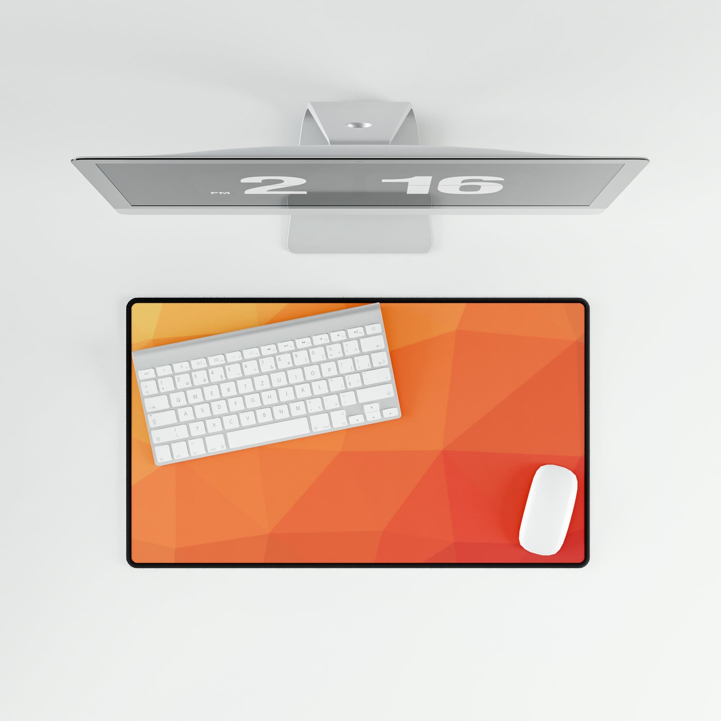 Orange Prism Desk Mat