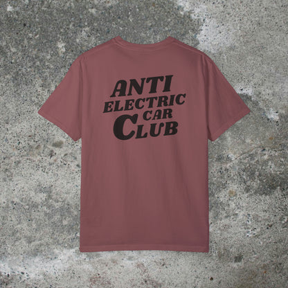 Anti Electric Car Club Unisex Medium Weight T-shirt