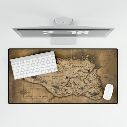 Skyrim Map Desk Mat