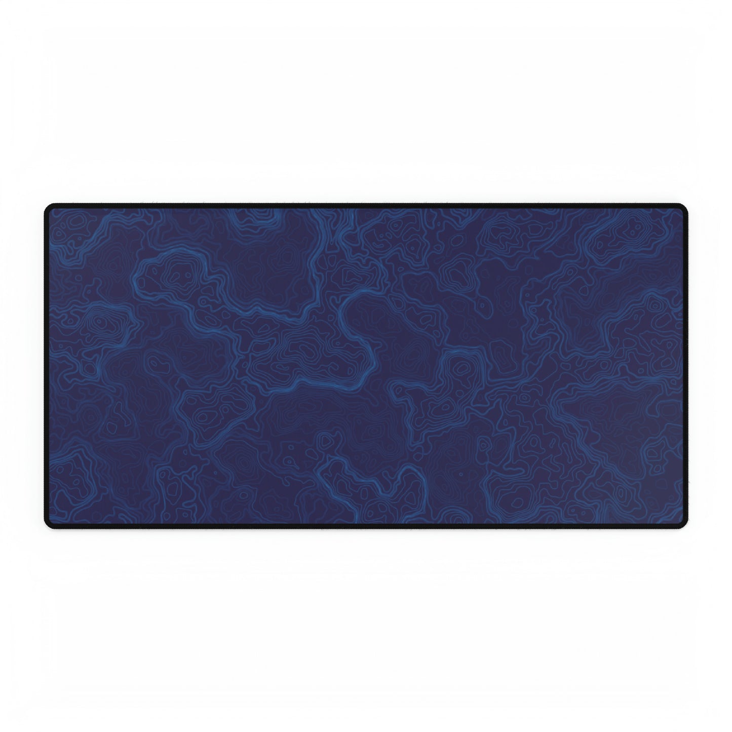 Blue Topography Desk Mat