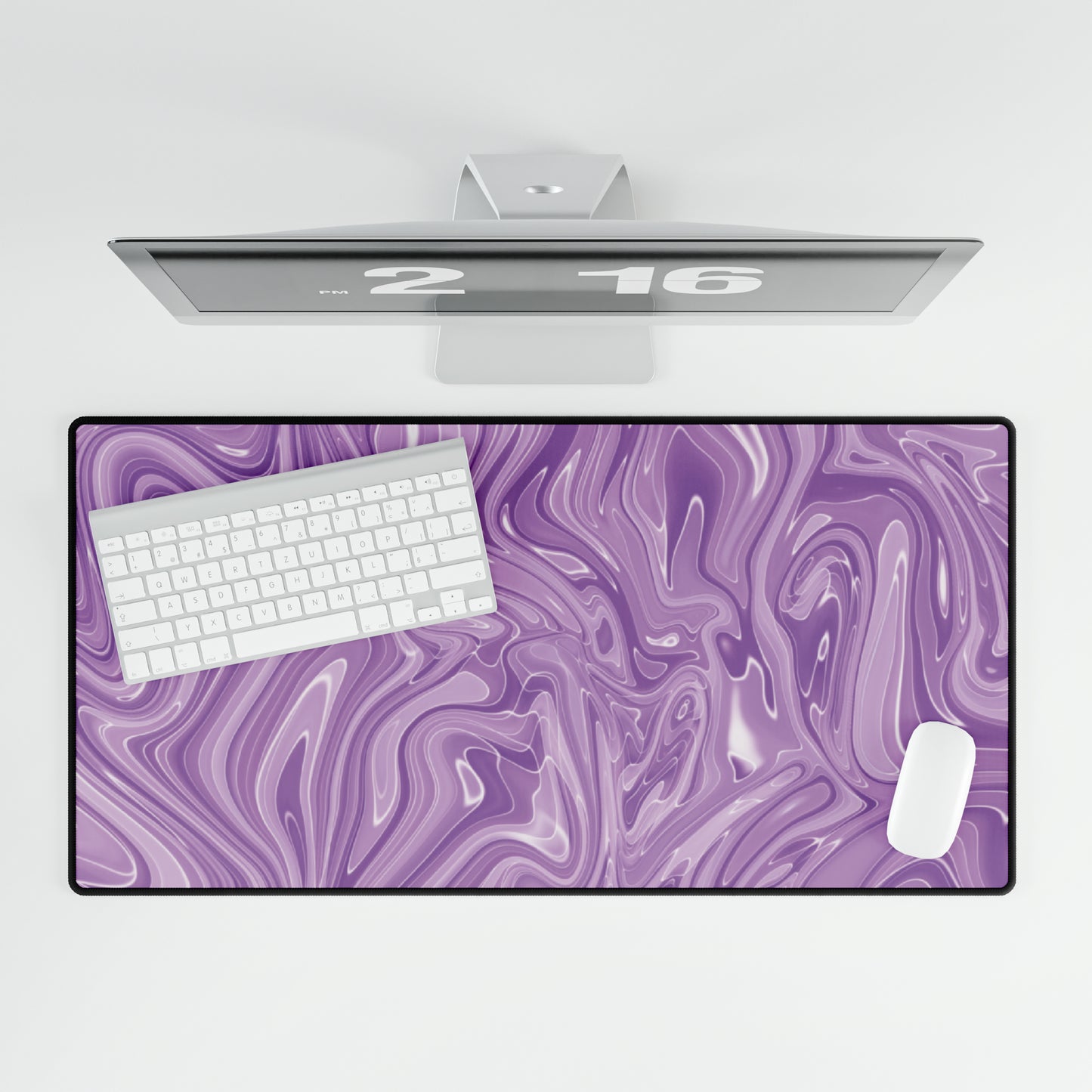 Lavender Liquid Desk Mat