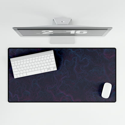 Purple Topography Desk Mat