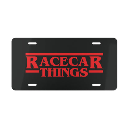 Racecar Things Vanity Plate