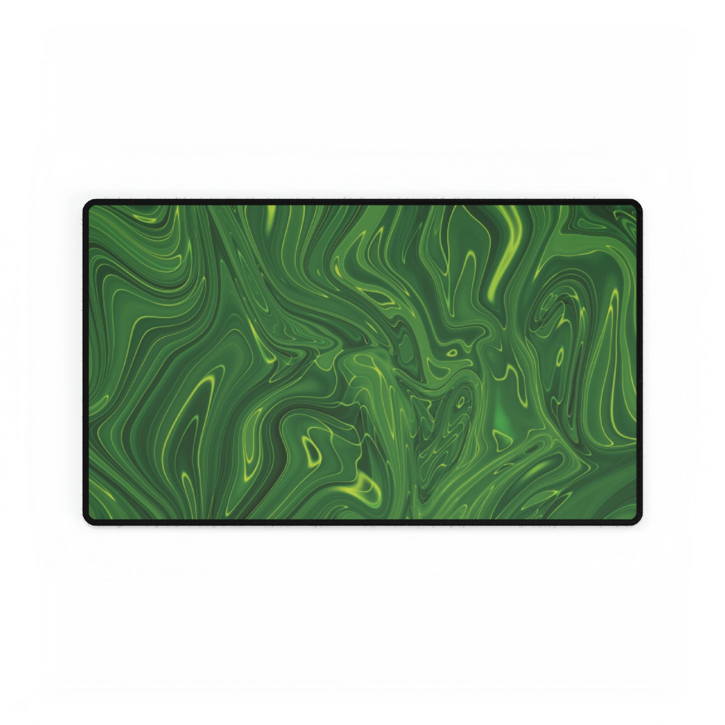 Green Liquid Desk Mat