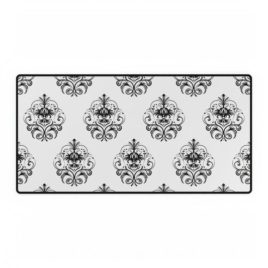 Victorian Black & White Desk Mat