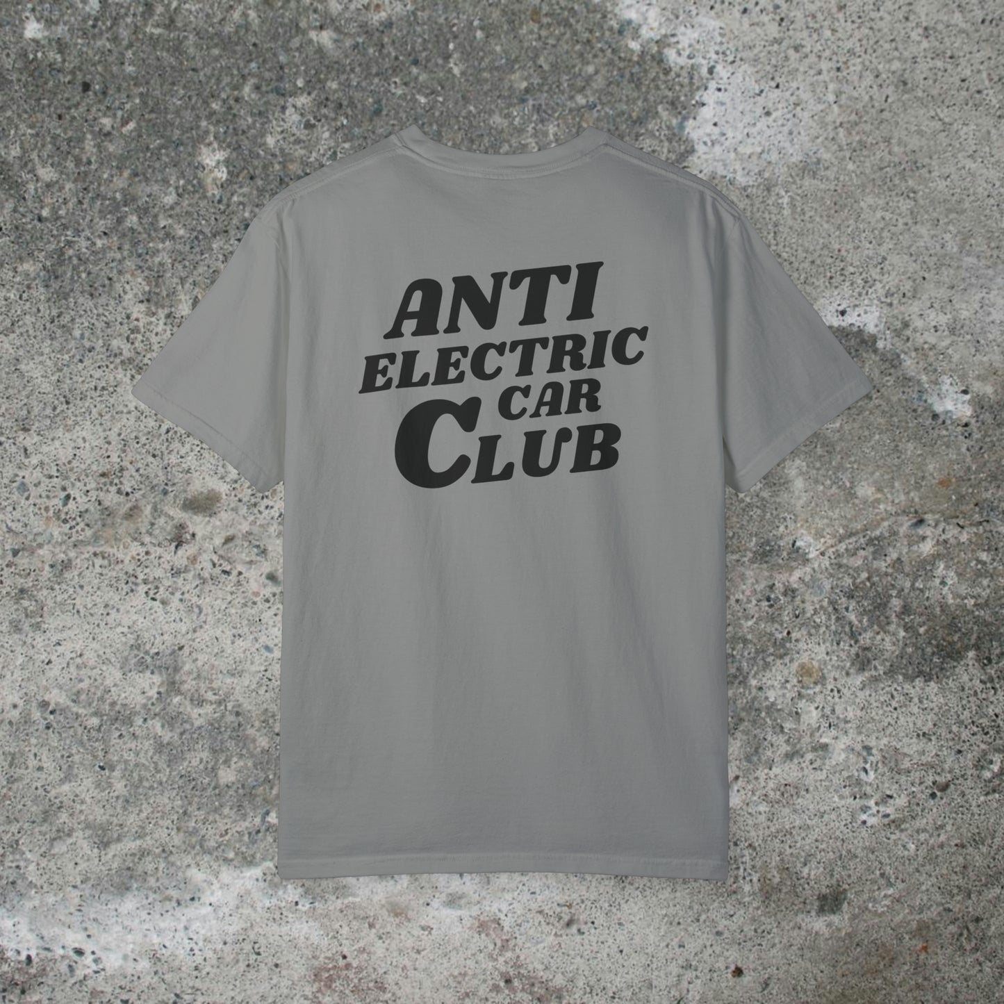 Anti Electric Car Club Unisex Medium Weight T-shirt