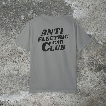 Anti Electric Car Club Unisex Medium Weight T-shirt