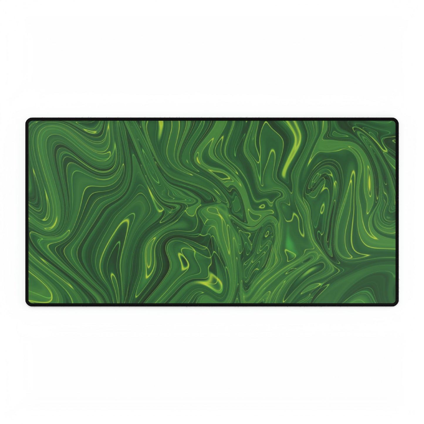 Green Liquid Desk Mat