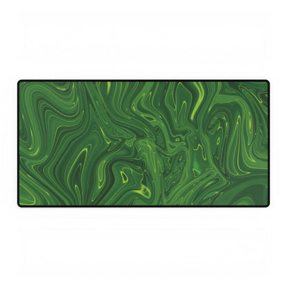 Green Liquid Desk Mat