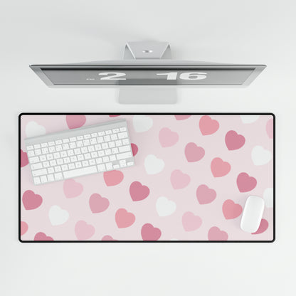 Heart Pattern Desk Mat