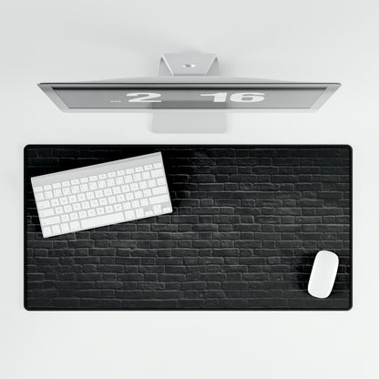 Black Brick Desk Mat