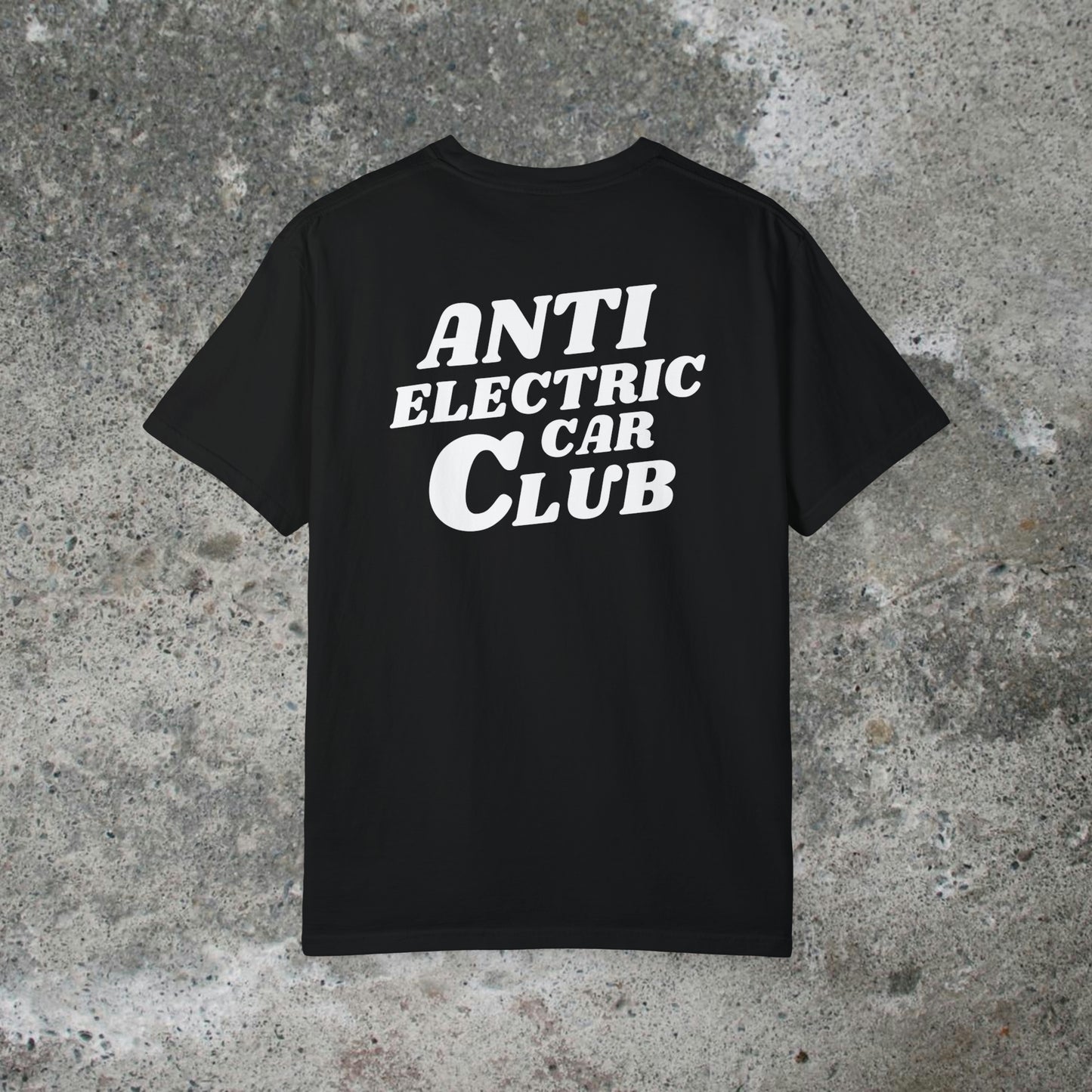 Anti Electric Car Club Unisex Medium Weight T-shirt