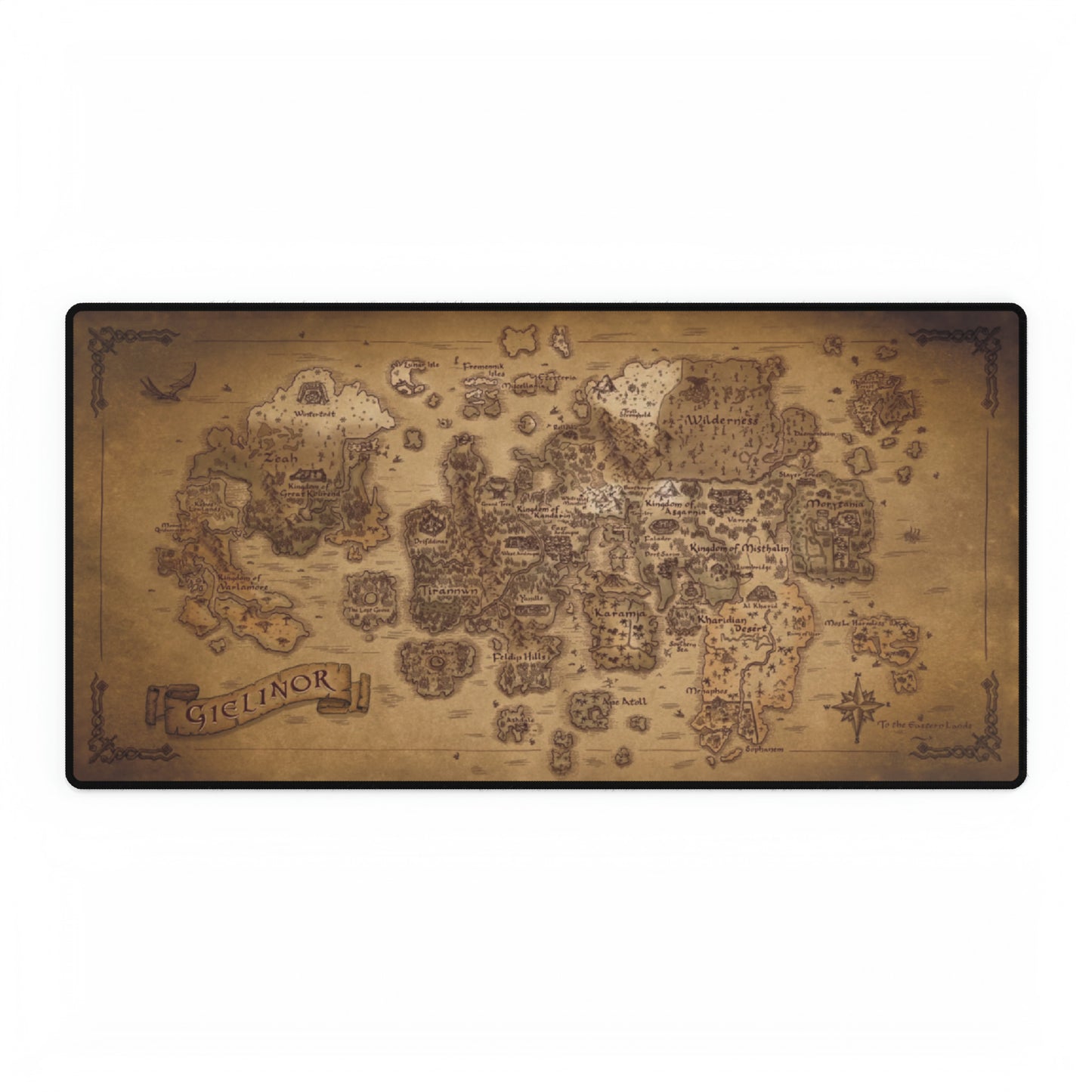 OSRS Gielinor Map Desk Mat