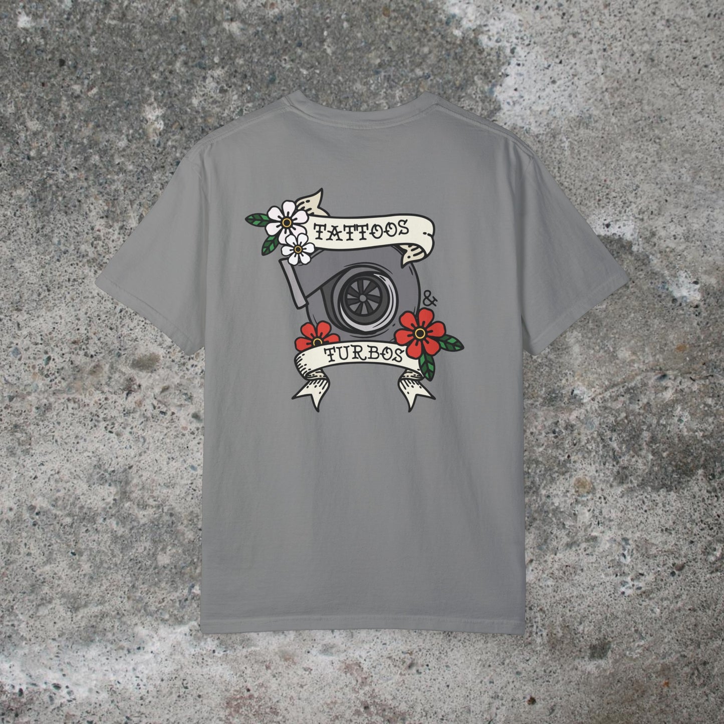 Tattoos & Turbos V2 Unisex Medium Weight T-shirt