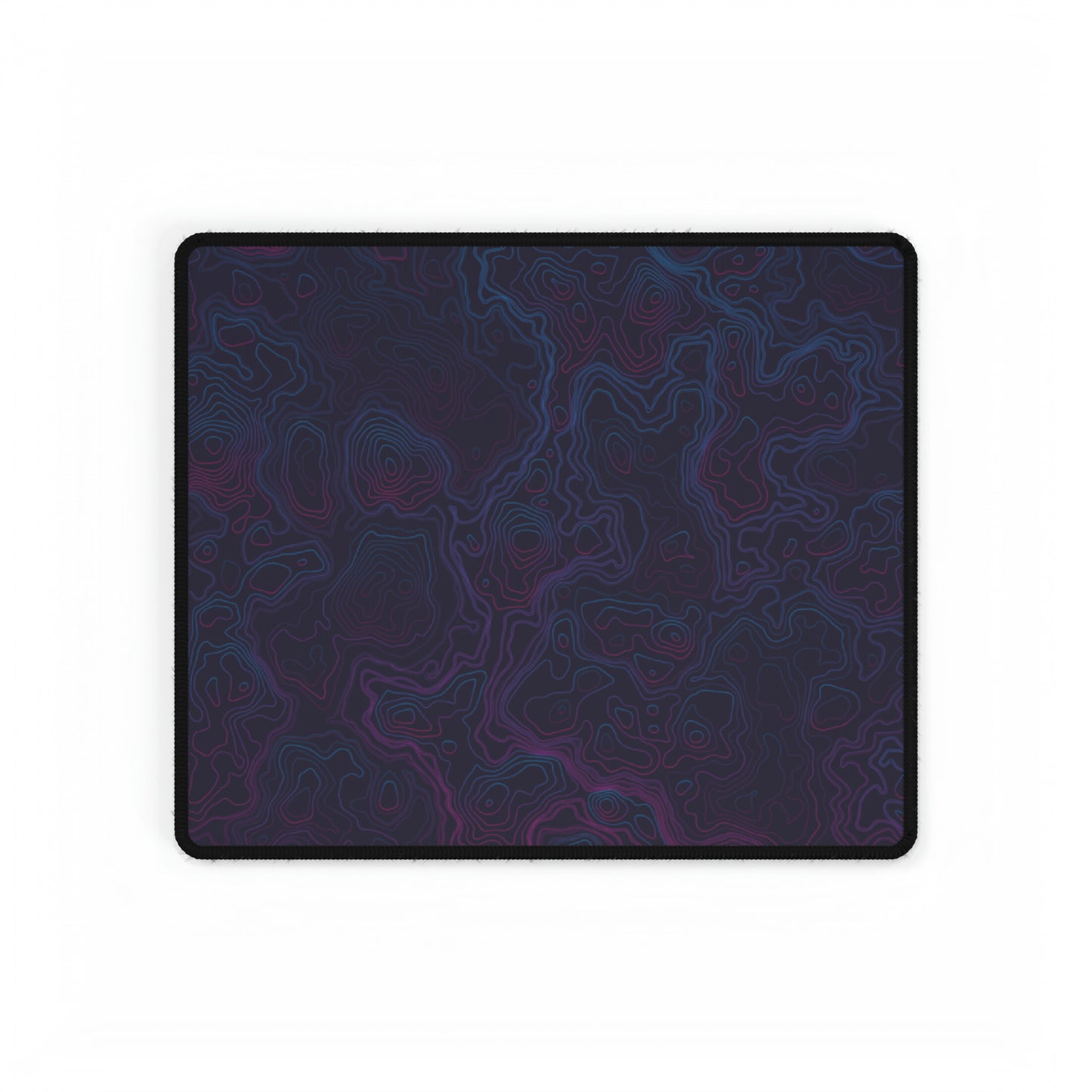 Purple Topography Desk Mat