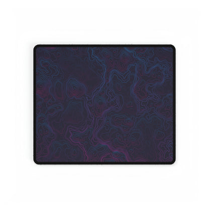 Purple Topography Desk Mat