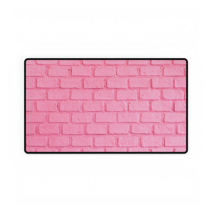 Pink Brick Desk Mat