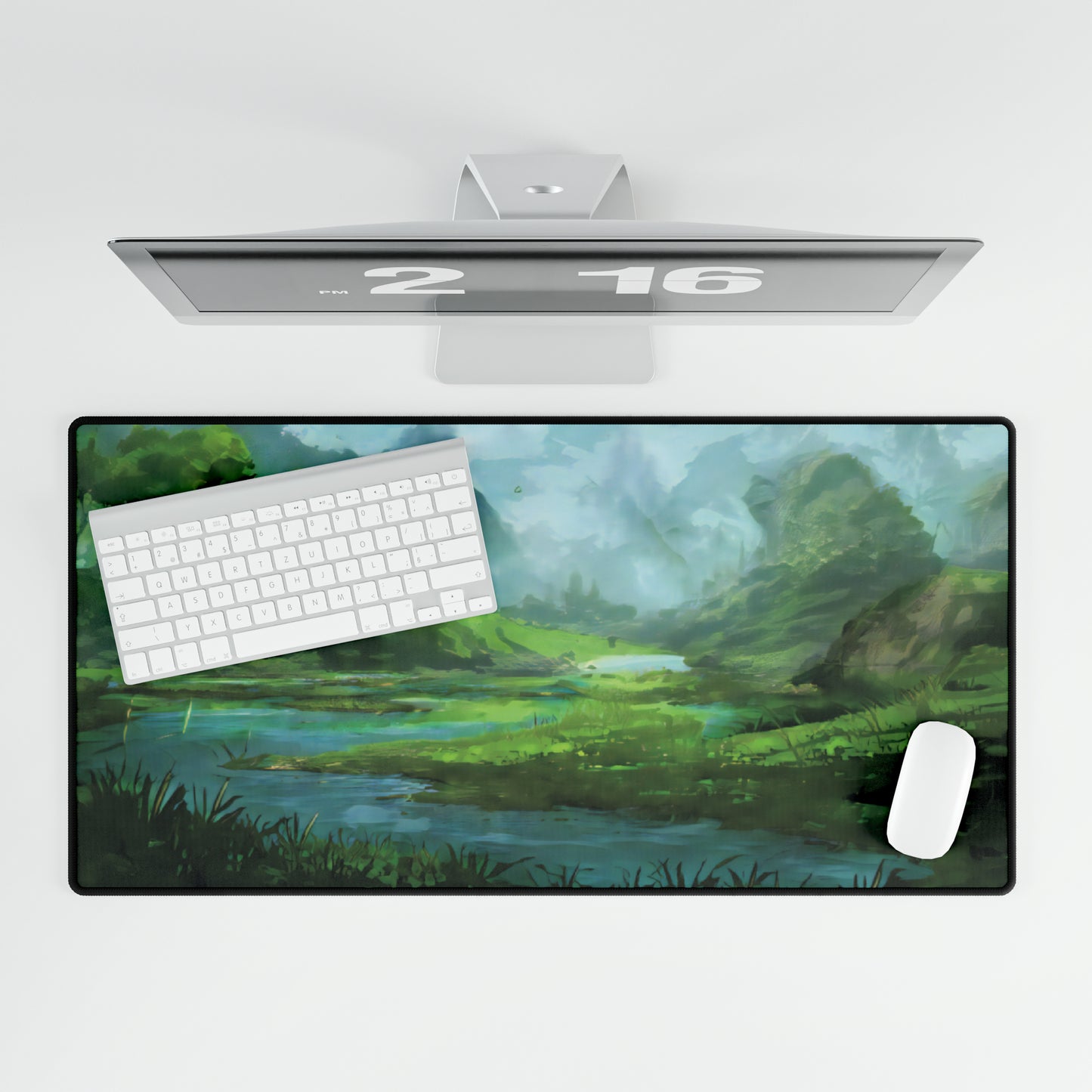 Down By The River Desk Mat