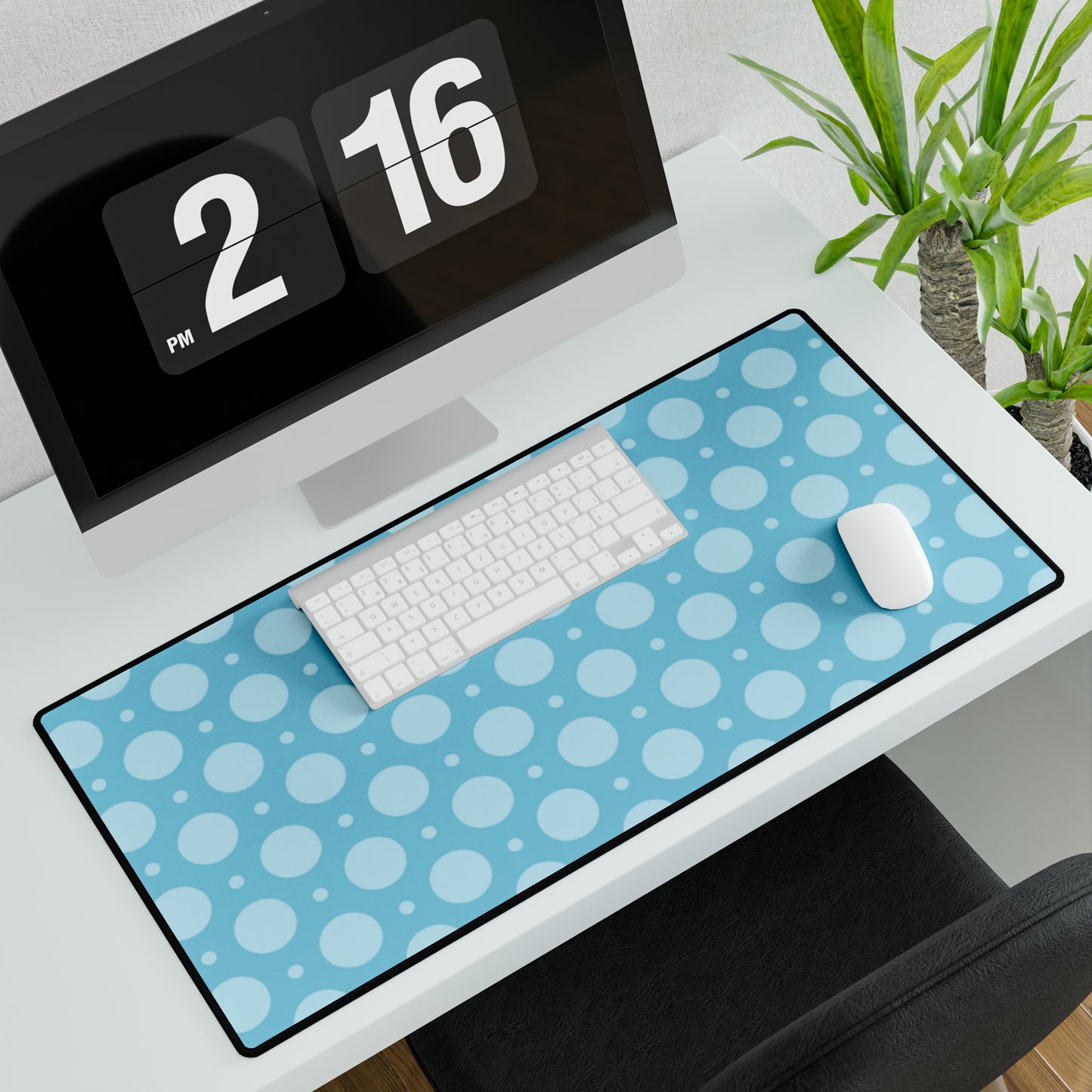 Blue Bubbles Desk Mat