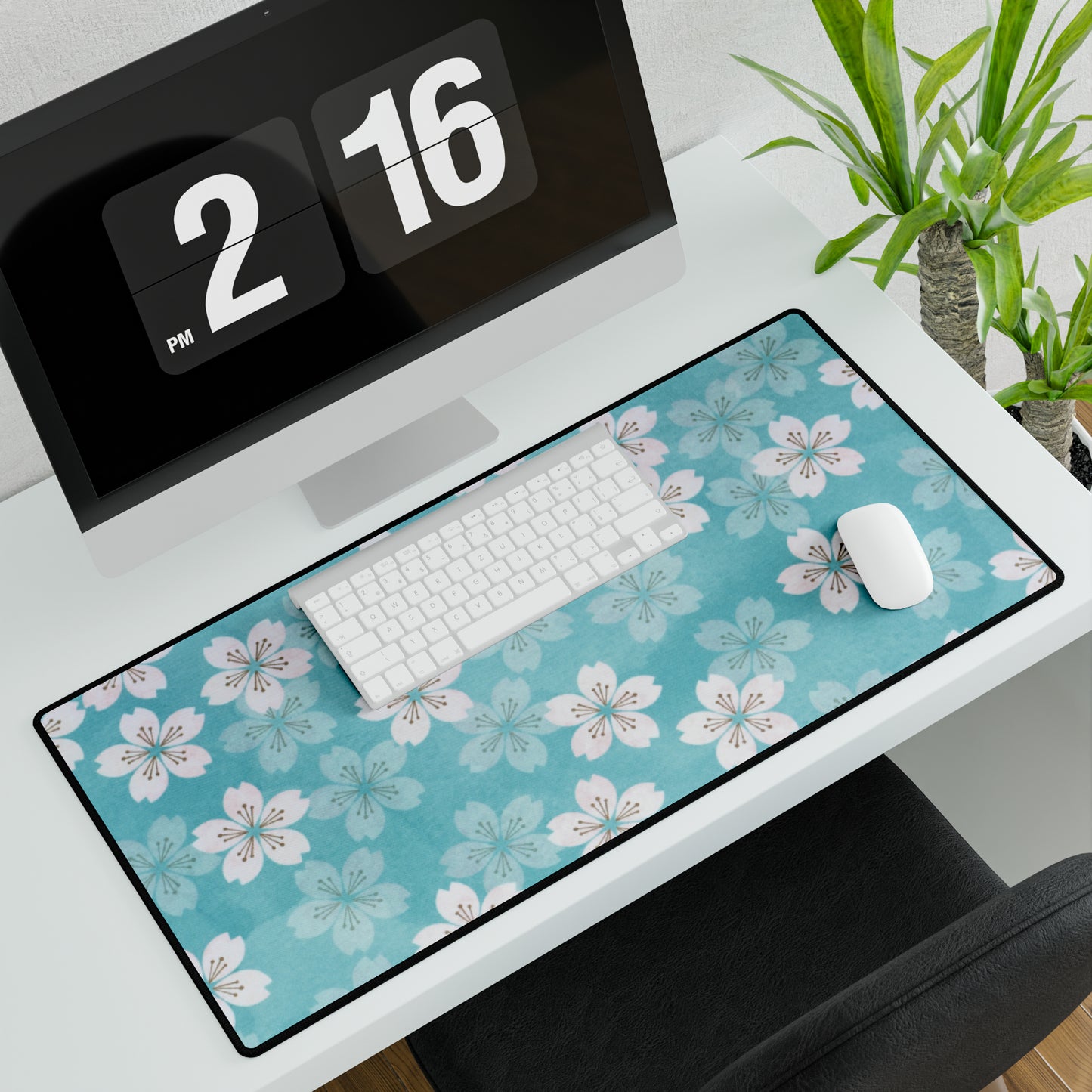 Floating Petals Desk Mat