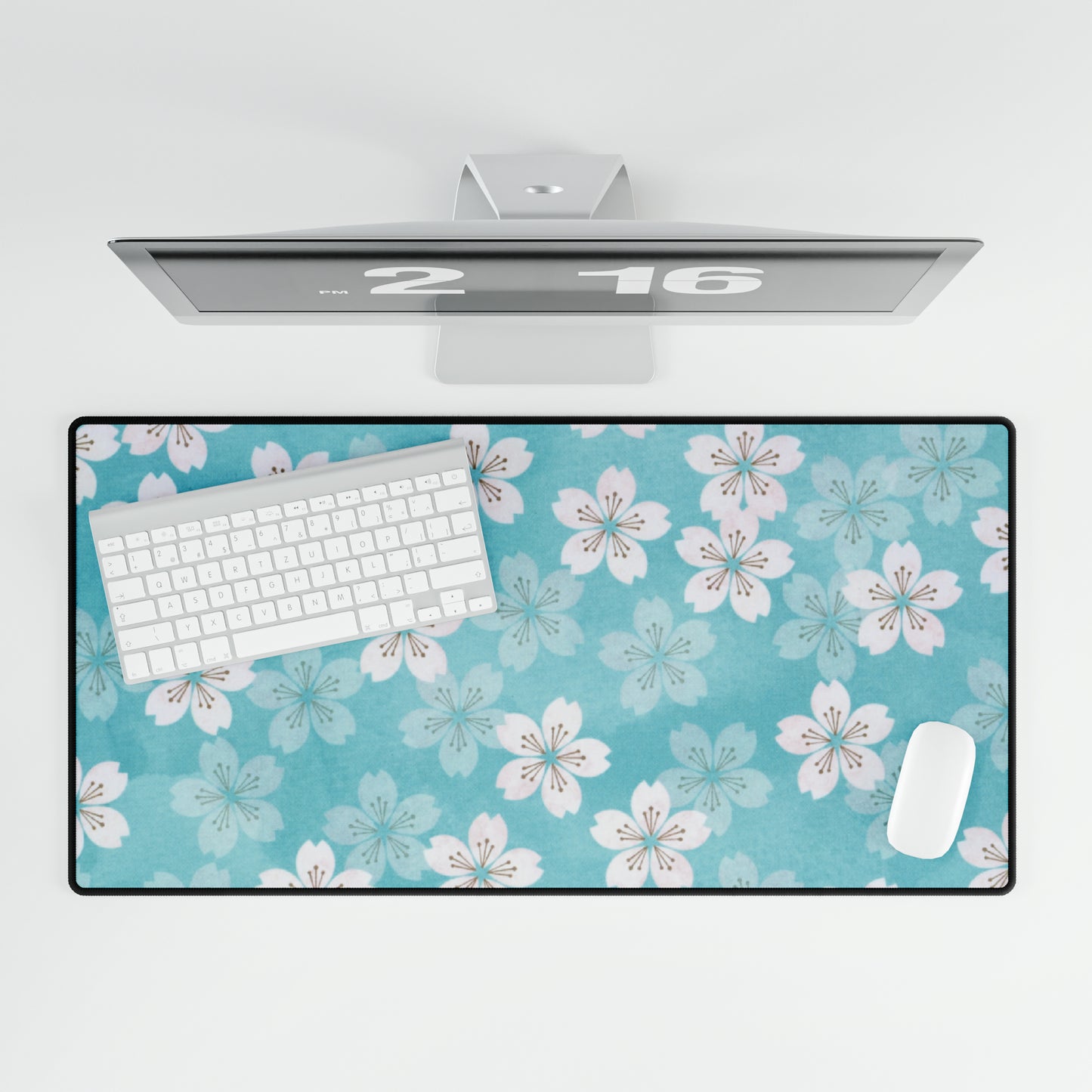 Floating Petals Desk Mat