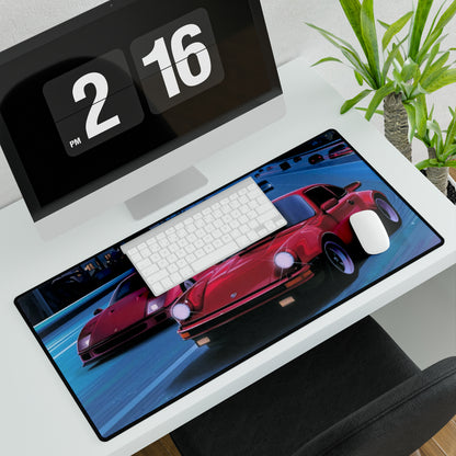 Retro Ferrari & Porsche Desk Mat