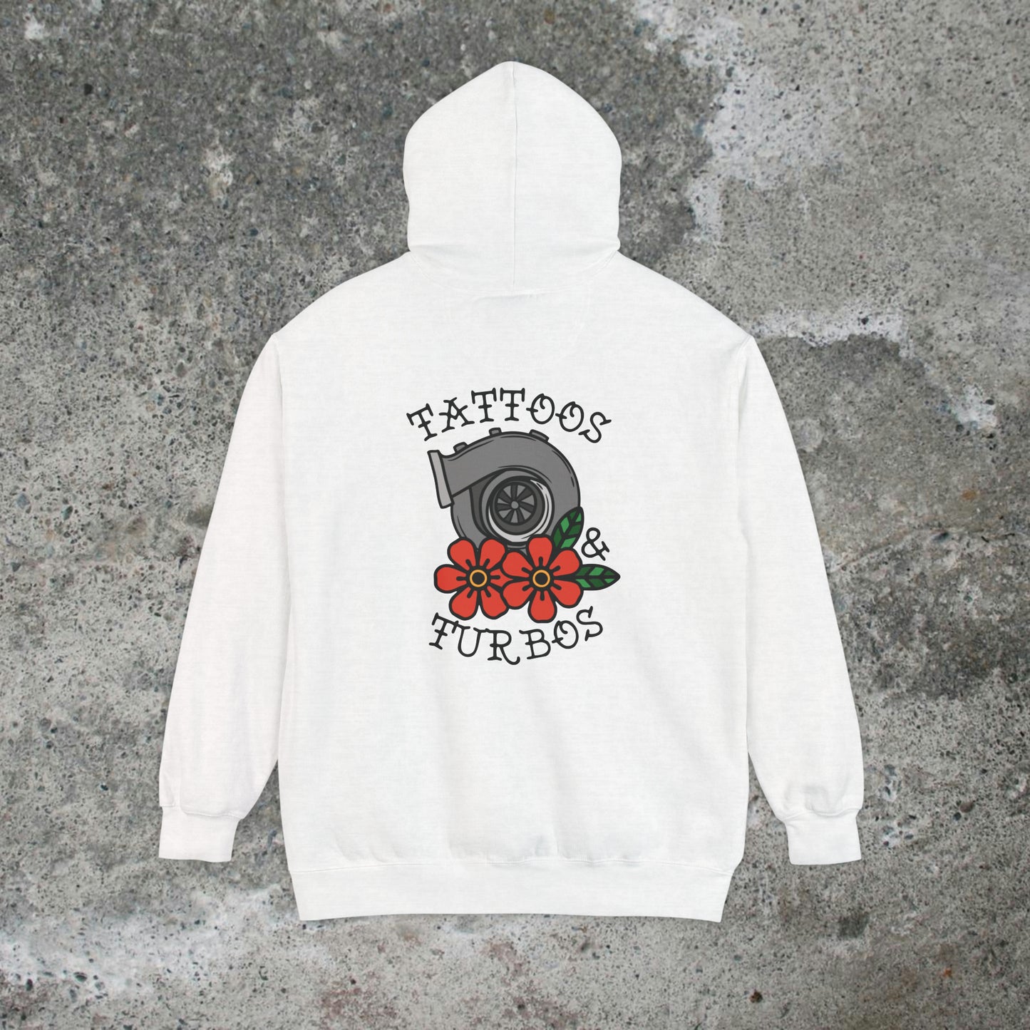 Tattoos & Turbos Unisex Heavy Hoodie