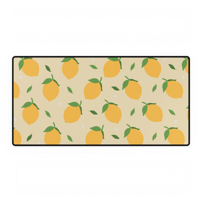 Lemon Pattern Desk Mat