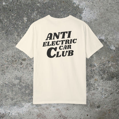 Anti Electric Car Club Unisex Medium Weight T-shirt