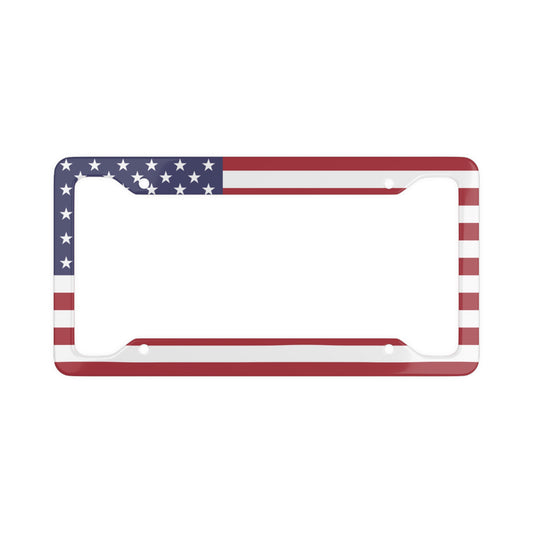 American Flag License Plate Frame