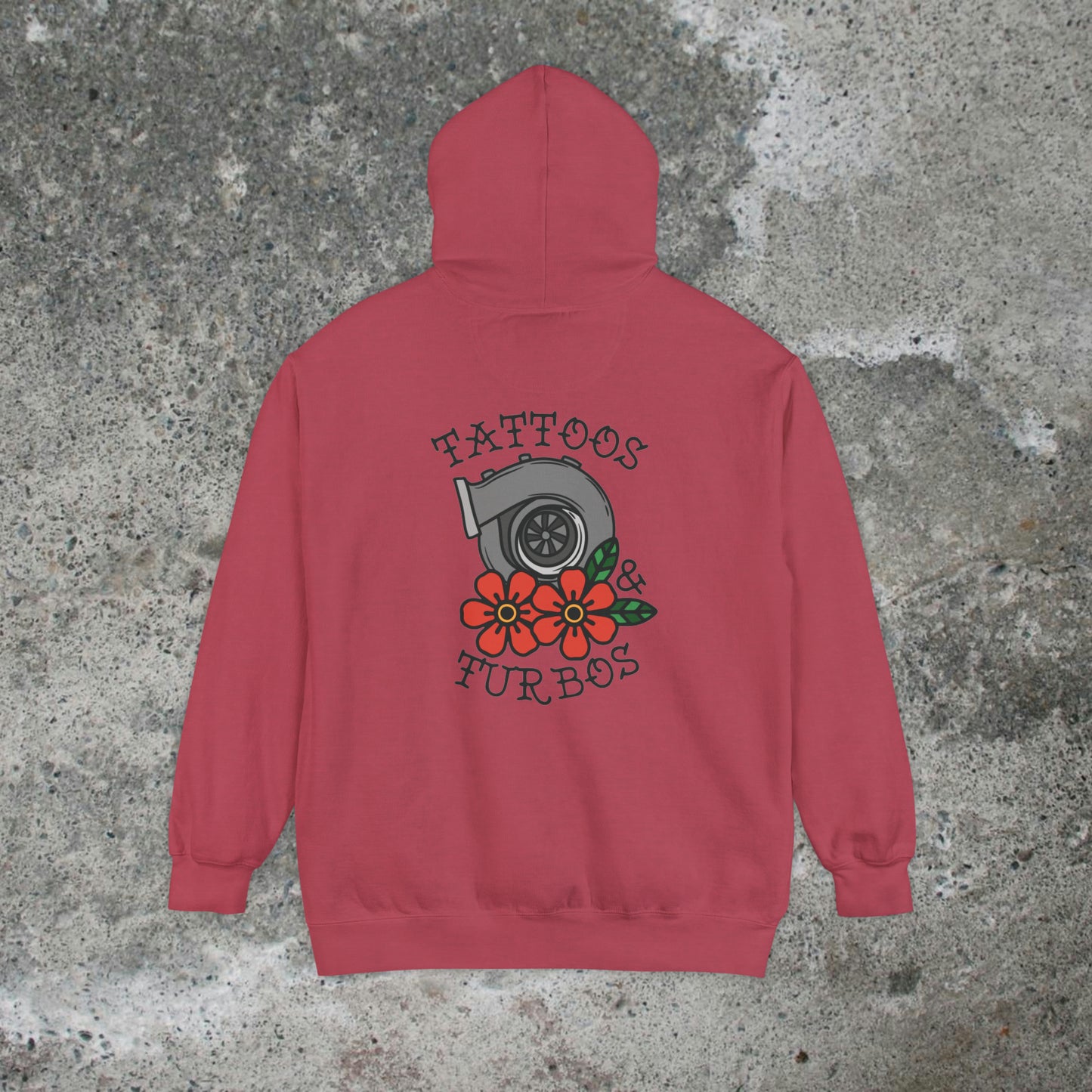 Tattoos & Turbos Unisex Heavy Hoodie