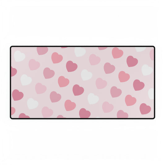 Heart Pattern Desk Mat